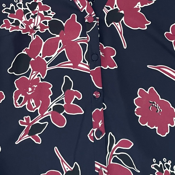 BOGO Express Navy and Maroon Floral Paisley Portofino - Picture 7 of 7